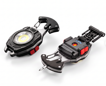💡8‑in‑1 Multifunctional Keychain Flashlight🔦🌈