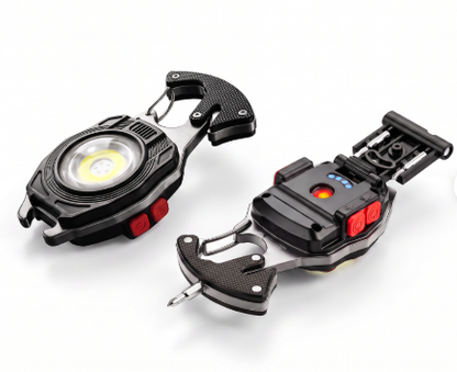 💡8‑in‑1 Multifunctional Keychain Flashlight🔦🌈