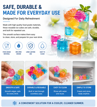 The Reusable Ice Cube Upgrade Your Drinks Need 🧊（24pics）