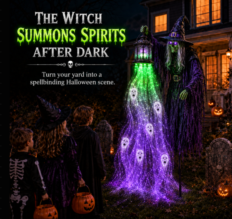 🔥Today 50% OFF🎁💀Halloween Soul Harvester Animated Garden Light