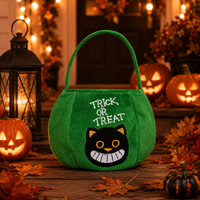 Green Black Cat
