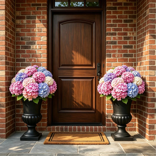 🔥2026 Spring Hot Sale🔥Artificial Outdoor Hydrangea Flowers - UV resistant, Waterproof, Windproof