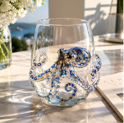 🔥LAST DAY 50% OFF - 🌊 3D Ocean Animal Artisan Glassware Collection for Fresher Sips, Coastal Elegance & Elevated Home Bar Vibes