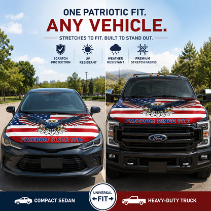 American Car Hood Flag