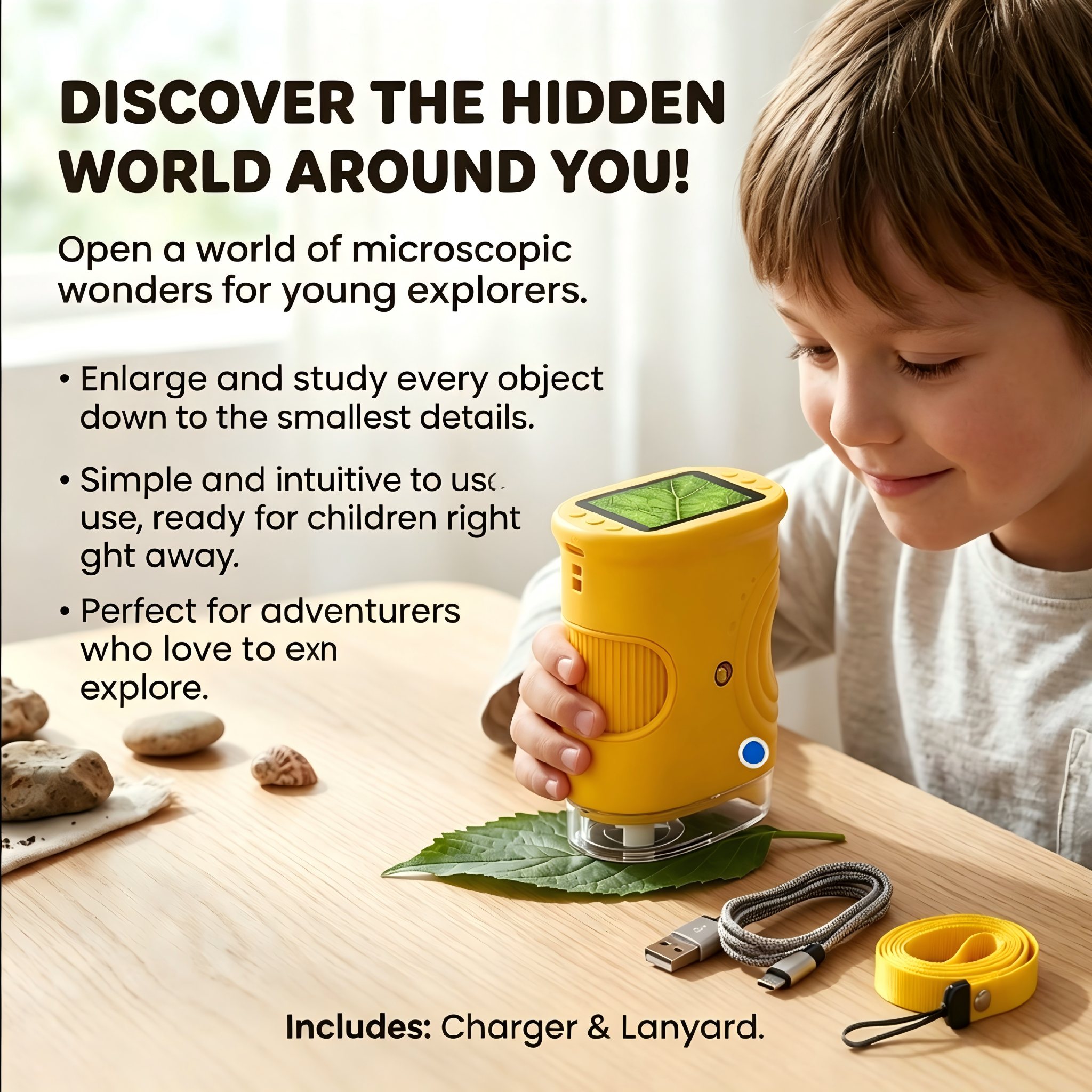 Adventure Microscope — Less Screen Time, More Discovery 🔍