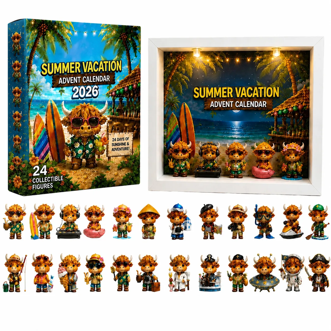 🔥FLASH SALE 50% OFF - 🏖️🐮Summer Vacation Advent Calendar 2026