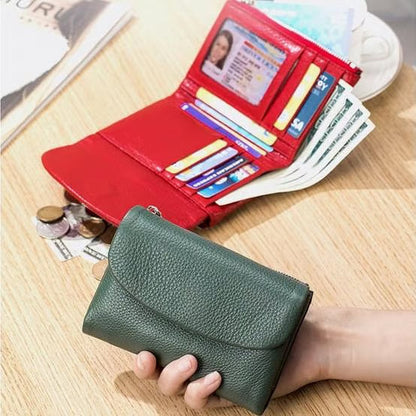 ✨⏰Unisex Pebble Real Leather RFID Wallet🔥