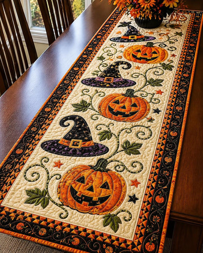 🍁🎃 Rustic Autumn Table Runner – Create a Warm Harvest Season Atmosphere
