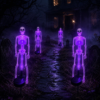 💀 Last Day 50% OFF – Solar Skull Garden Lights with Eerie Color-Changing Glow 🎃