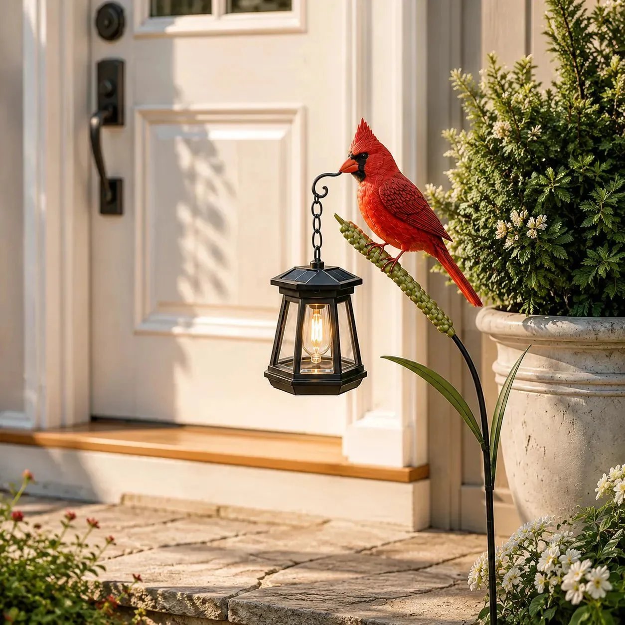 🔥Hot Sale 49% OFF🐦 Cardinal Solar Light—A Beautiful Garden Light That Feels Full of Life