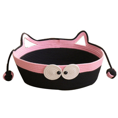 🐱Handwoven Cotton Rope Cat Bed🐱