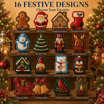 🔥Only $9.99 Last Day Promotion!✨ 🎄16-Design Christmas Mini Pie Mold Collection 🥧