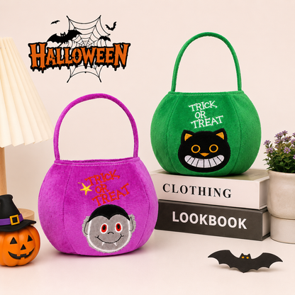 🍬Halloween Early Bird Sale | 49% OFF  Cute Halloween Trick-or-Treat Candy Bag – Soft Reusable Tote for Kids