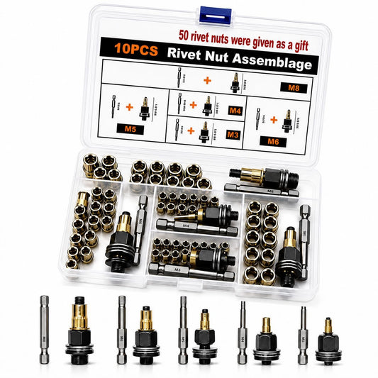 Carbon Steel Rivet Nut Tool Kit