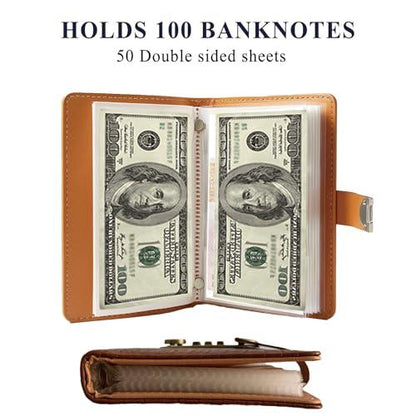 ✨100-Pocket Currency Collection Album | Organize & Protect Your Banknotes ⭐