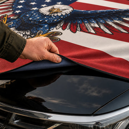 American Car Hood Flag
