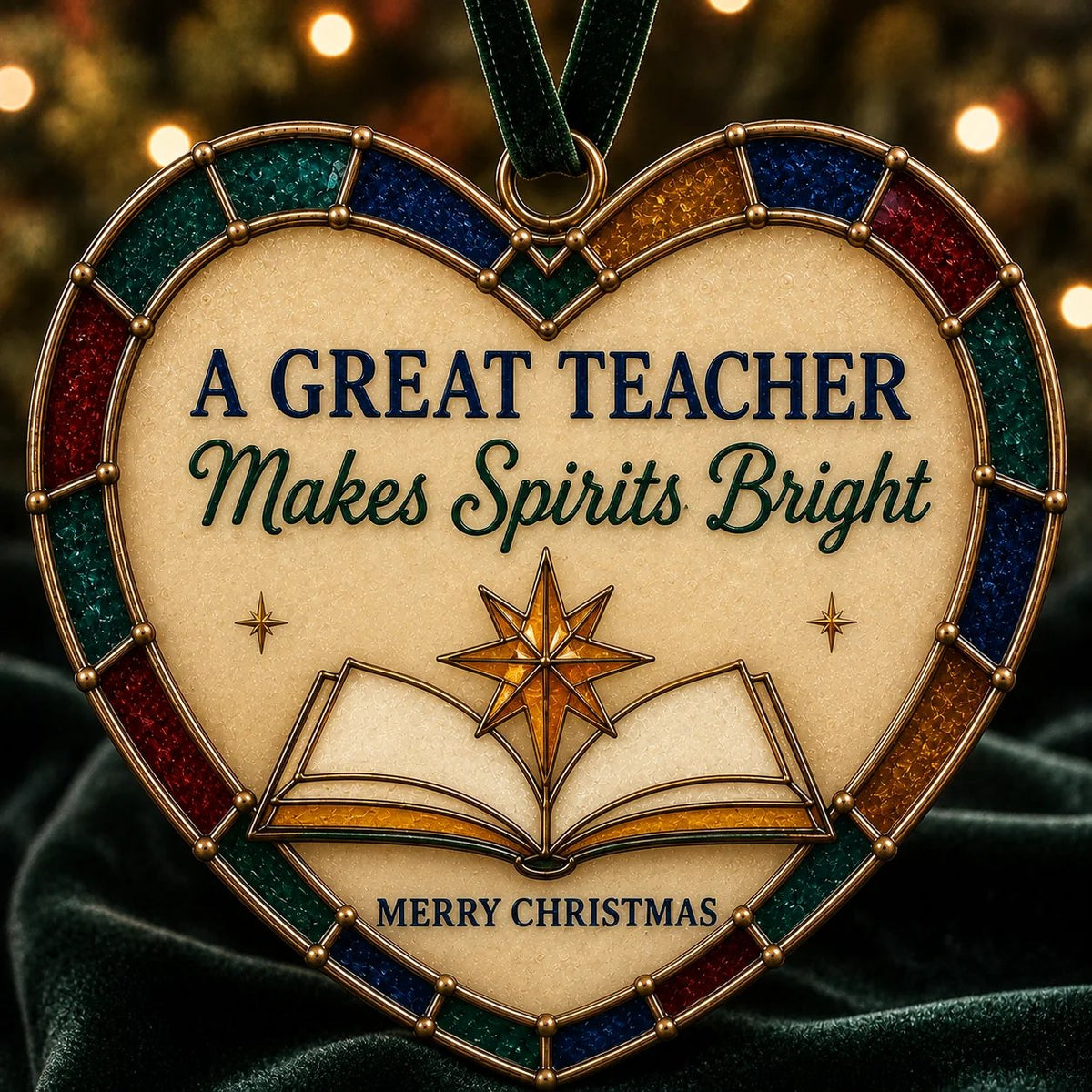 ✨ Heartfelt "Stained-Glass Style" Christmas Ornaments | The Perfect Holiday Gift for Everyone You Love ❤️🎄