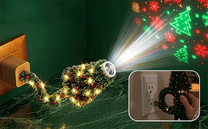 EverGlow Cozy Christmas Tree Lamp - Cordless Warm LED Miniature Tree Decor