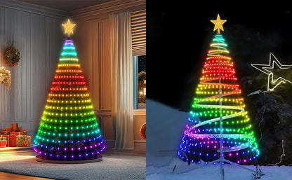 Smart Color Changing Christmas Tree String Lights