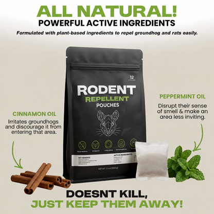 Groundhog Repellent Pouches
