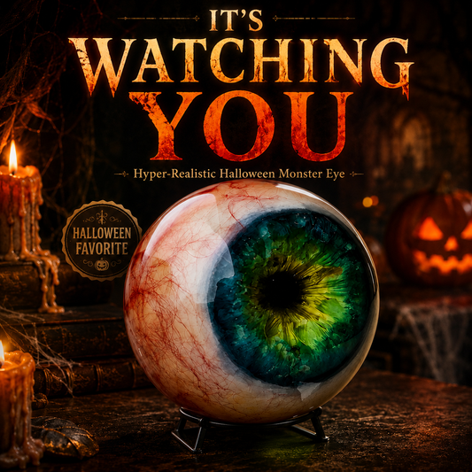 🎃 Halloween Sale — 49% OFF👁️ Halloween Monster Eye Orb – Hyper-Realistic Creepy Eyeball Decor