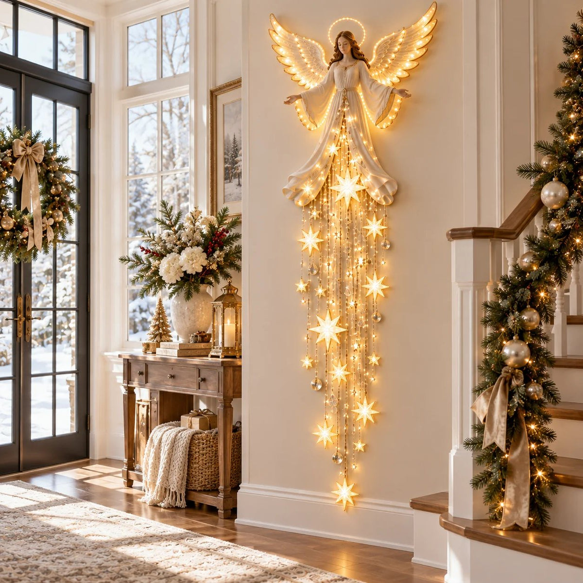 🔥 Limited Time 50% OFF – Angel Blessing Starfall Wall Light