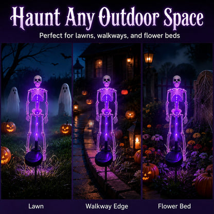 💀 Last Day 50% OFF – Solar Skull Garden Lights with Eerie Color-Changing Glow 🎃