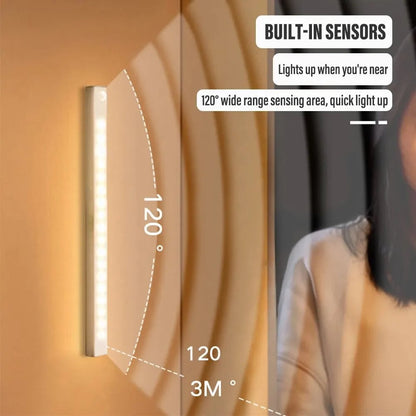🔥Only $4.99 Last Day Promotion!💡Punch-free Smart Sensor Magnetic Rechargeable LED Lights
