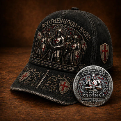⚔️ 2026 Architecturm®Brotherhood Of Knights Honor Cap 🎁 Free Honor Coin With Every Cap Purchase