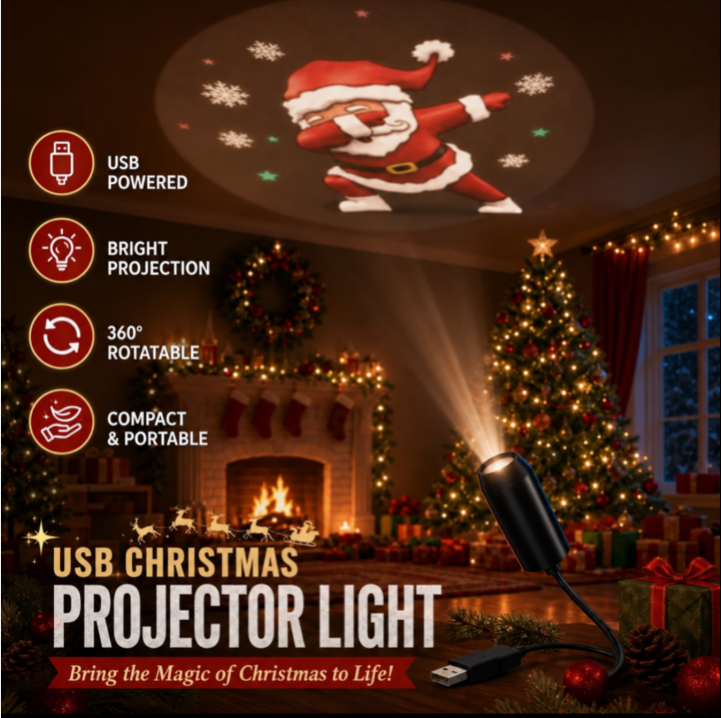 ✨HD Christmas Projector – 6 or 10 Festive Scenes(📦Buy 3 Free Shipping)