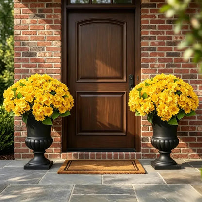 💥Last Day 70% OFF🌼Welcome autumn- Artificial Outdoor Sunset Mums Flowers - UV resistant, Waterproof, Windproof