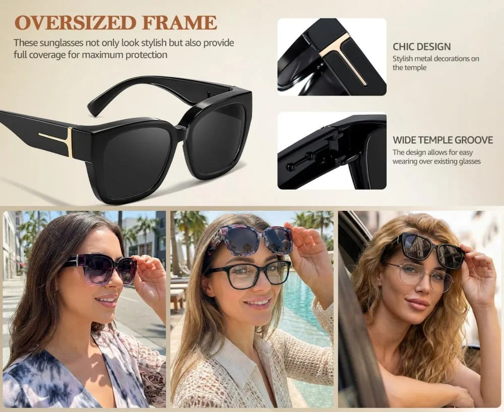 🕶Polarized Fit Over Sunglasses for Women