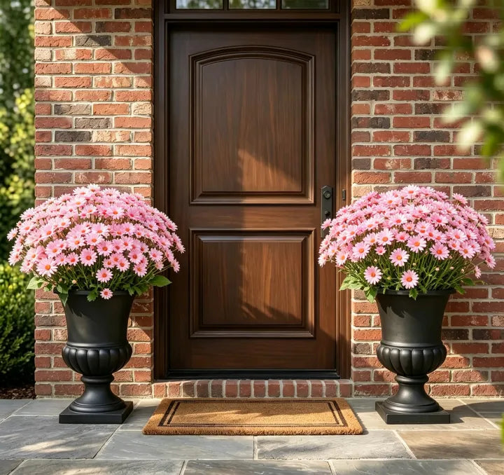 💥Last Day 70% OFF🌼Welcome autumn- Artificial Outdoor Sunset Mums Flowers - UV resistant, Waterproof, Windproof