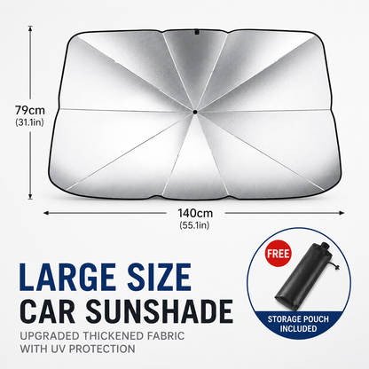✨Last Day 50% OFF - 2026 Upgraded Car Windshield Sun Shade Umbrella