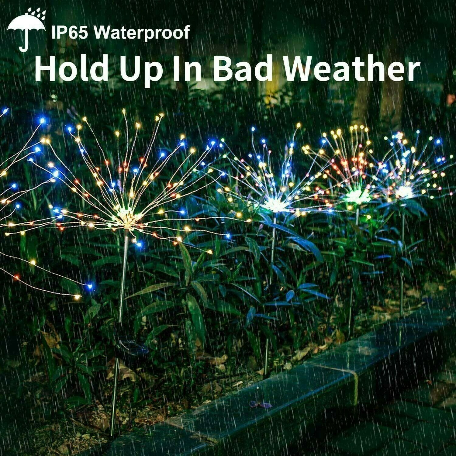 🔥LAST DAY 60% OFF - 🎁Waterproof Solar Garden Fireworks Lamp
