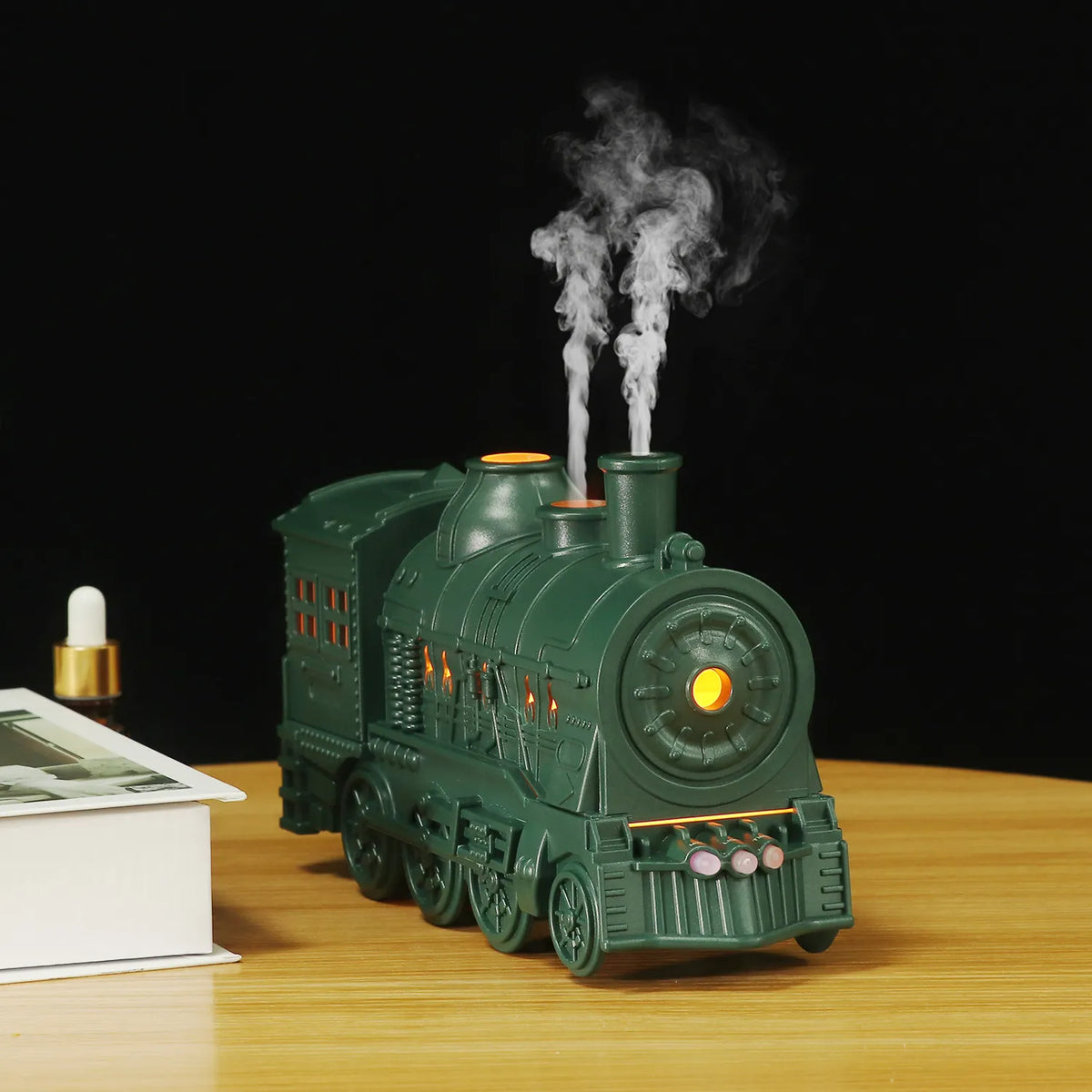 🔥Hot Sale 46% OFF🚂Retro Train Essential Oil Diffuser Humidifier-Free Shipping❗