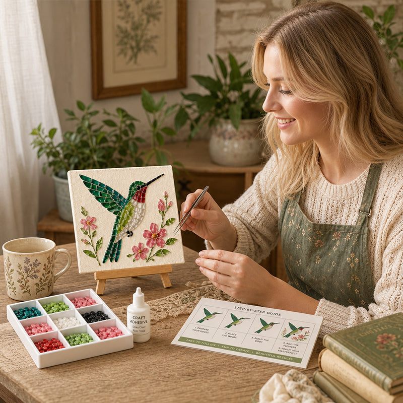 Watering Can Mosaic Art Kit