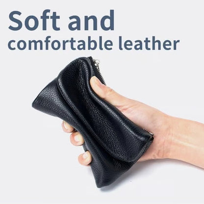 ✨⏰Unisex Pebble Real Leather RFID Wallet🔥