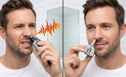 Manual Stainless Steel Nose Hair Trimmer