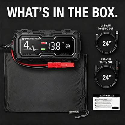 💥GBX155 4250A Car Jump Starter — Suitable for 10.0L Gasoline & 8.0L Diesel Engines