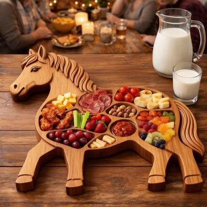 🔥🔥Rustic Cow-Shaped Charcuterie Board