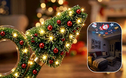 EverGlow Cozy Christmas Tree Lamp - Cordless Warm LED Miniature Tree Decor