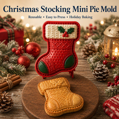 🔥Only $9.99 Last Day Promotion!✨ 🎄16-Design Christmas Mini Pie Mold Collection 🥧