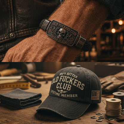 ☠️ Old Legends Club Bracele🪓 | 2026 Limited Edition Vintage Bracelet - Only 17 Left