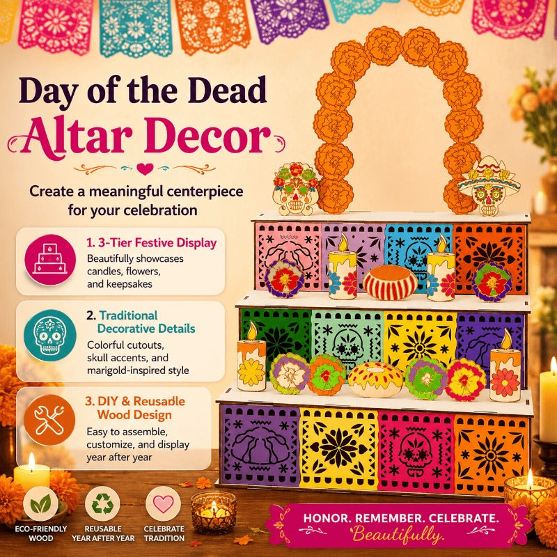 Day of the Dead-DIY Wooden Altar Display