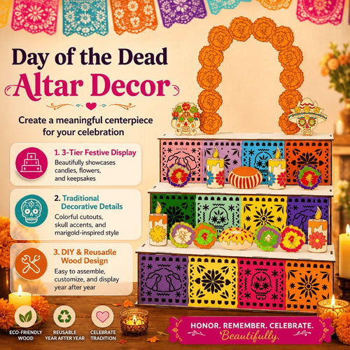 Day of the Dead-DIY Wooden Altar Display