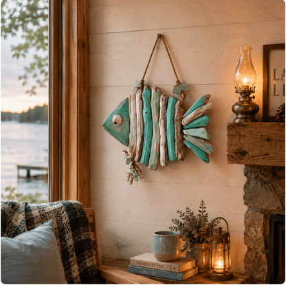 🌊Lighted Coastal FishWall Decor