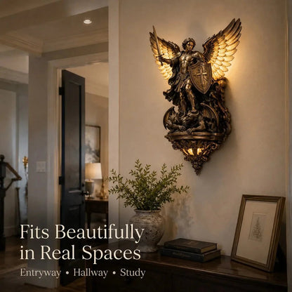 🕊️St. Michael Guardian Angel Wall Light✨