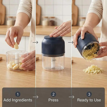 ⚡ Cordless Mini Food Chopper – Chop, Mince & Blend in Seconds
