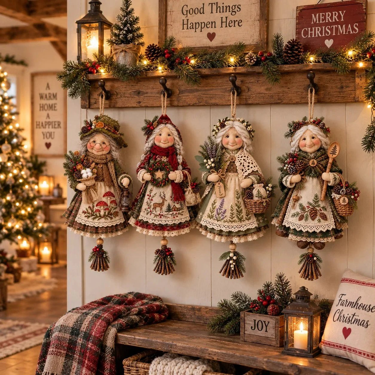 🔥HOT SALE🔥💝Handmade Good Luck Granny 🏠Chase Away Worries, Bring Home Warmth